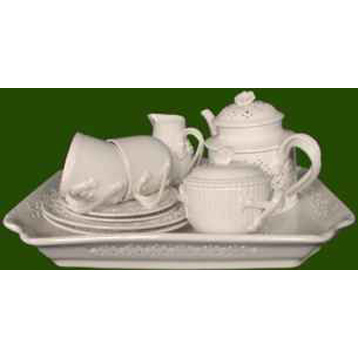 Creamware Tea for Two