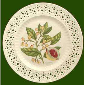 Hand Decorated Plate Spices- Nutmeg