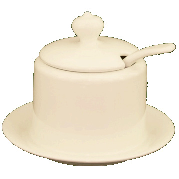 Condiment Pot & Spoon