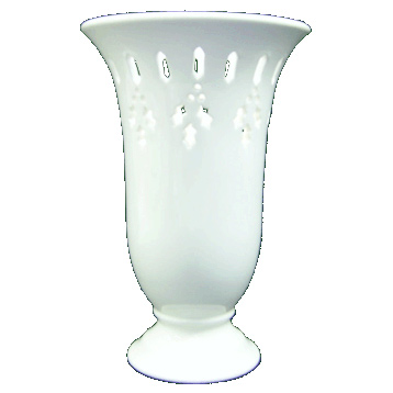 Holly Ribbon Vase