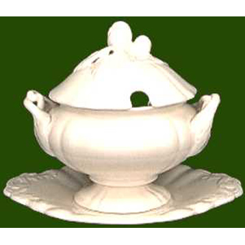 Charlotte Covered Sauce Tureen with Stand