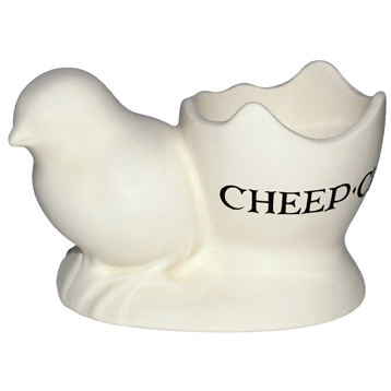 Black Toast Chick Egg Cup