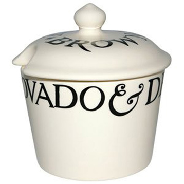 Black Toast Sugar Pot