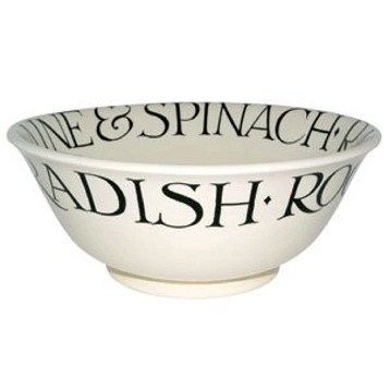 Black Toast Salad Bowl